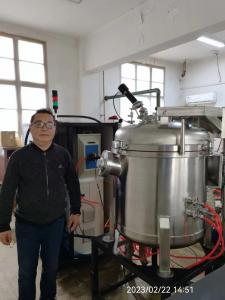 博蕴通7公斤真空熔炼炉在中建材南京玻纤设计院