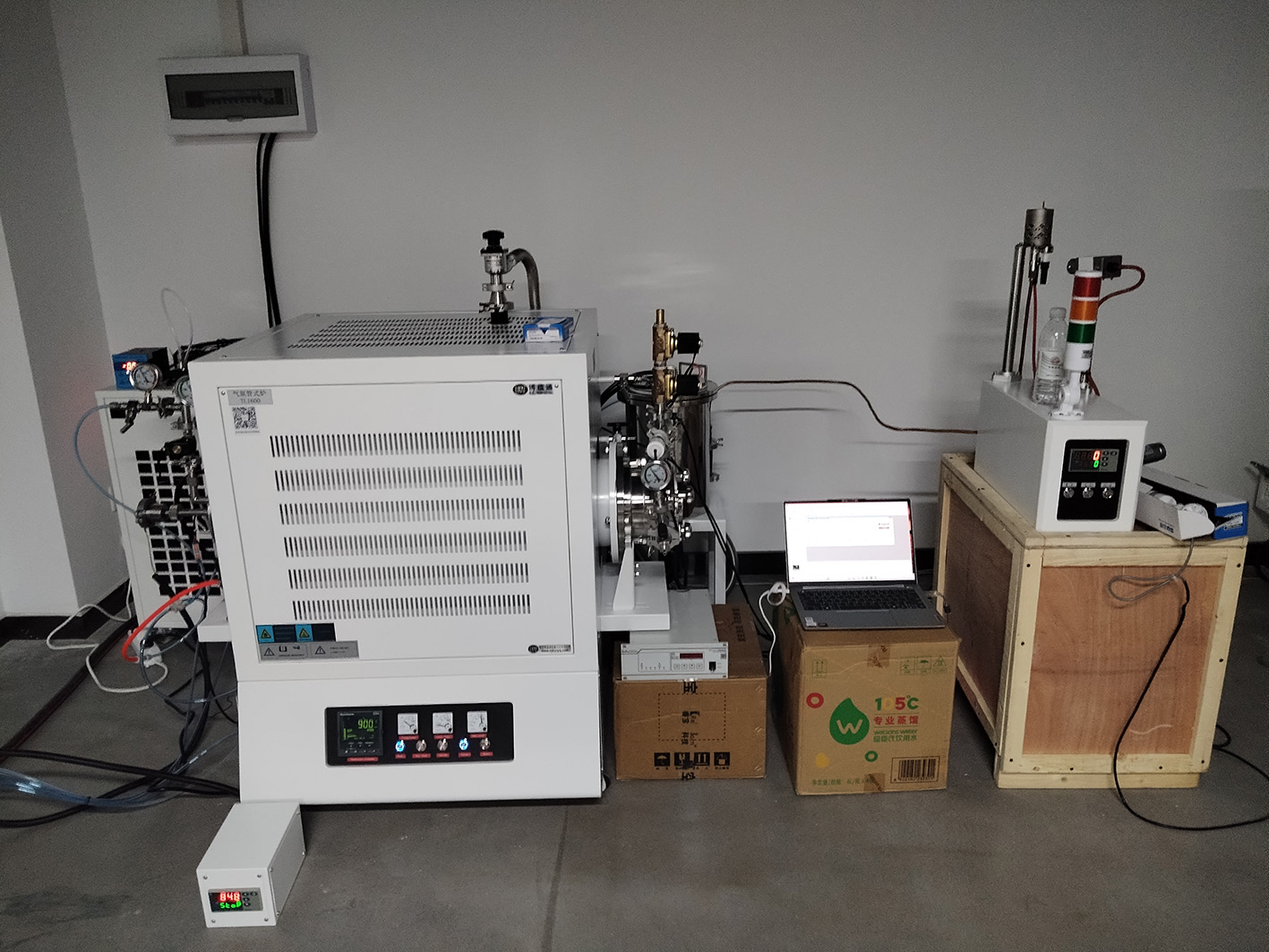 1600 C Large-Diameter Outer Atmosphere Protection Furnace project photo